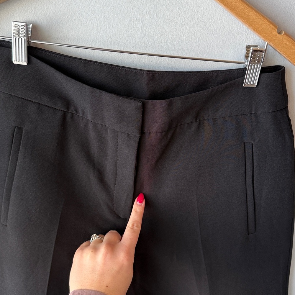 Tahari Relaxed Leg Black‎ Trouser - Picture 7 of 7